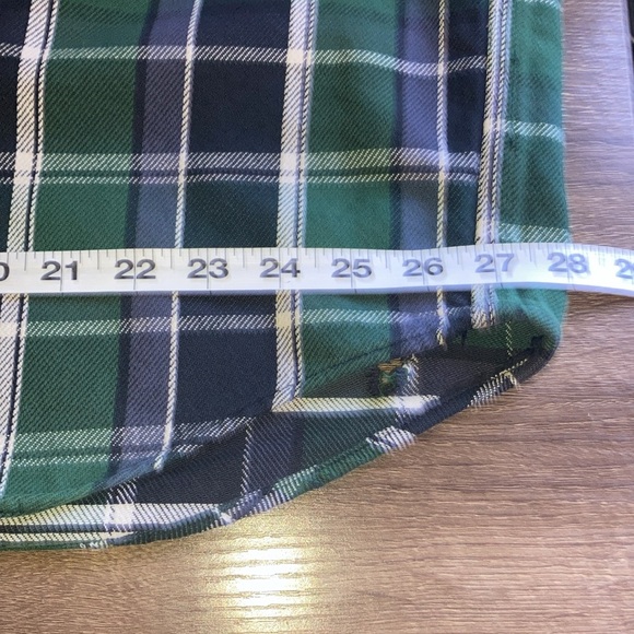 Vintage 1990s Carhartt Plaid Flannel Button Up Shirt Heavy Blend XLT - Picture 9 of 9